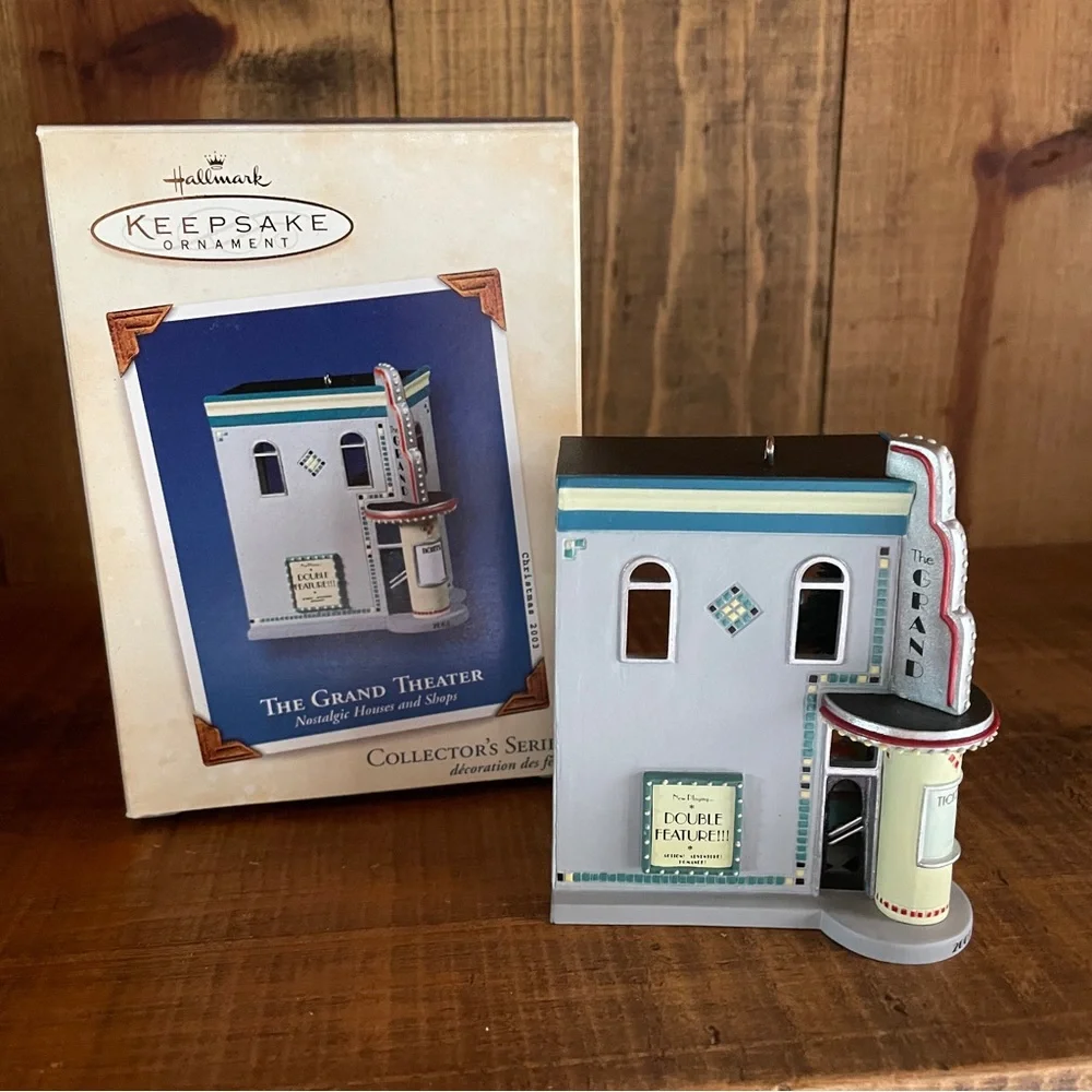 Hallmark The Grand Theater Ornament 2003 Nostalgic Houses and Shops Series #20